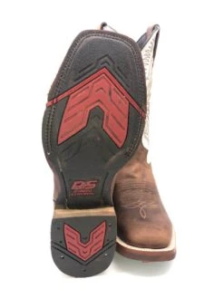'Tanner Mark' Men's 13" Western Square Toe - Brown / Bone -Sports Footwear Shop IMG 3248 1024x1024@2x