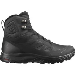 'Salomon' Men's 6" Outblast 400GR Thinsulateâ„¢ Climasalomonâ„¢ WP Winter - Black / Black