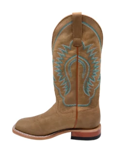 'Macie Bean' Women's 13" The Perfect Tan Western Square Toe - Pecan Barking Iron -Sports Footwear Shop M91482 1024x1024@2x