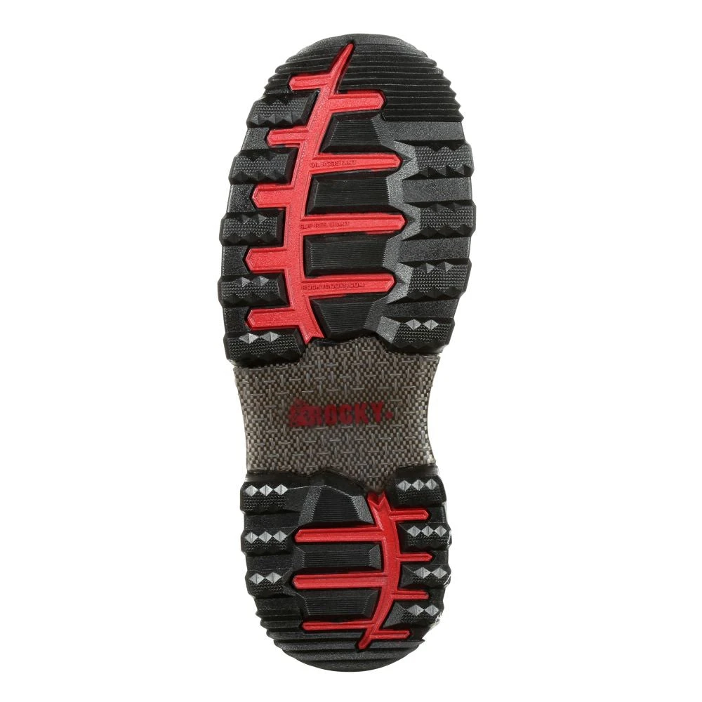 'Rocky' Men's 8" XO TOE EH WP Comp Toe - Brown 3 'Rocky' Men's 8" XO TOE EH WP Comp Toe - Brown - Image 3