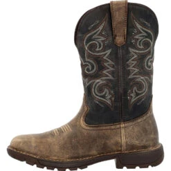 'Rocky' Men's 11" Legacy 32 EH WP Western Square Toe - Brown -Sports Footwear Shop RKW0389 instep profile 1024x1024@2x