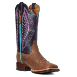 'Ariat' Women's Primetime Square Toe - Brown 11 'Ariat' Women's Primetime Square Toe - Brown -Sports Footwear Shop S21 WMS WEST 10035936 medial 1024x1024@2x