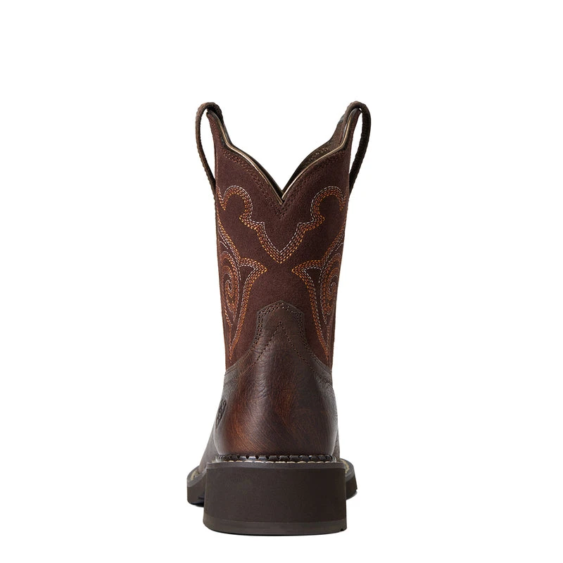 'Ariat' Women's 8" Fatbaby Heritage Tess Western Round Toe - Forest Brown / Jamocha 5 'Ariat' Women's 8" Fatbaby Heritage Tess Western Round Toe - Forest Brown / Jamocha - Image 5