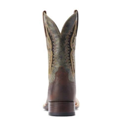 'Ariat' Men's 11" Rowder VentTEK 360° Western Square Toe - Rust / Forest Green -Sports Footwear Shop S23 MNS WEST 10044478 heel 1024x1024@2x