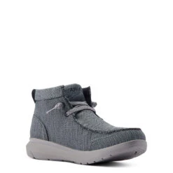 'Ariat' Men's 4" Hilo Rodeo Slip On Chukka - Heathered Smoke -Sports Footwear Shop S23 MNS WEST 10044553 medial 1024x1024@2x