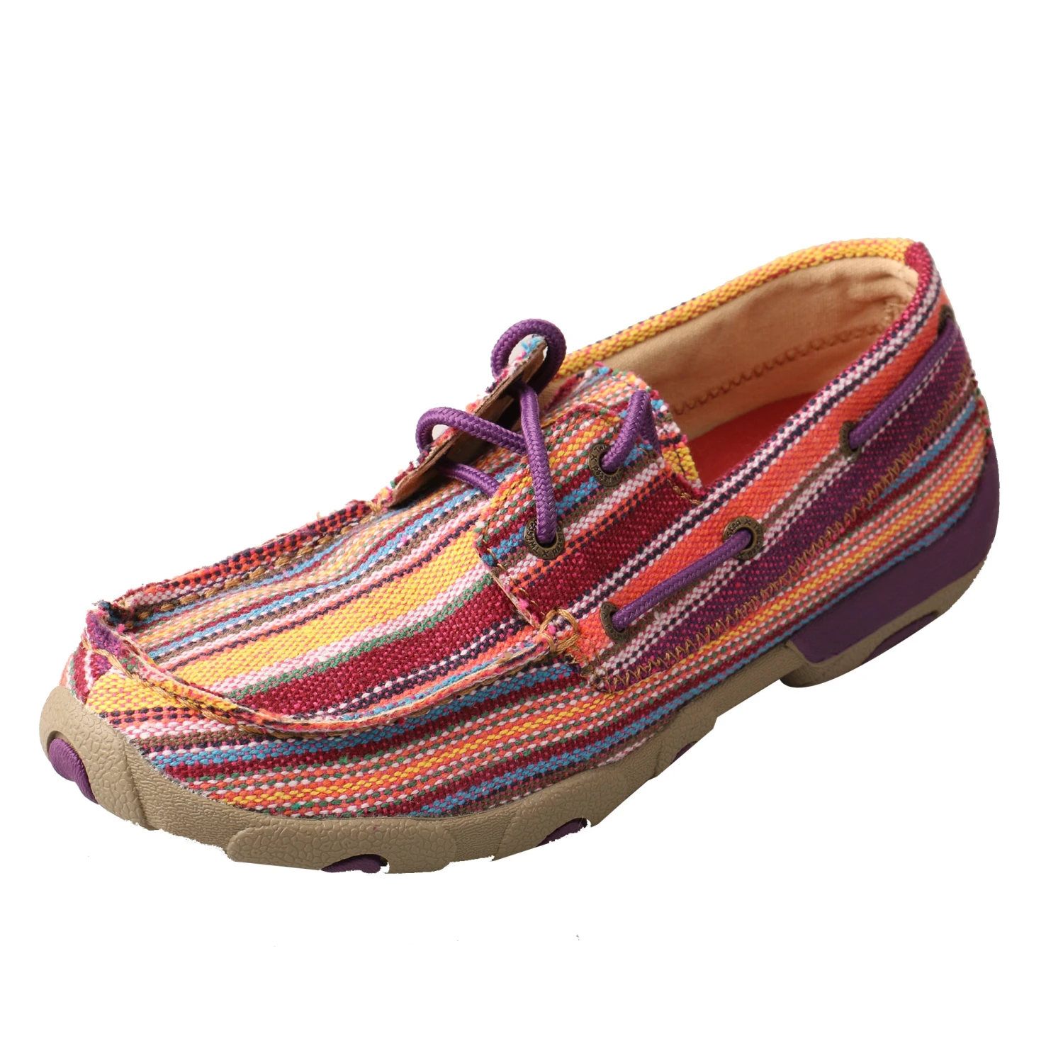 Driving Moc - Purple / Multi-Striped 1 Driving Moc - Purple / Multi-Striped
