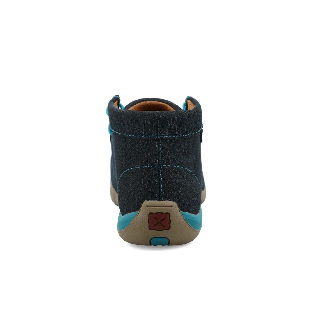 'Twisted X' Women's Chukka Driving Moc EH Comp Toe - Dark Teal / Turquoise 5 'Twisted X' Women's Chukka Driving Moc EH Comp Toe - Dark Teal / Turquoise - Image 5