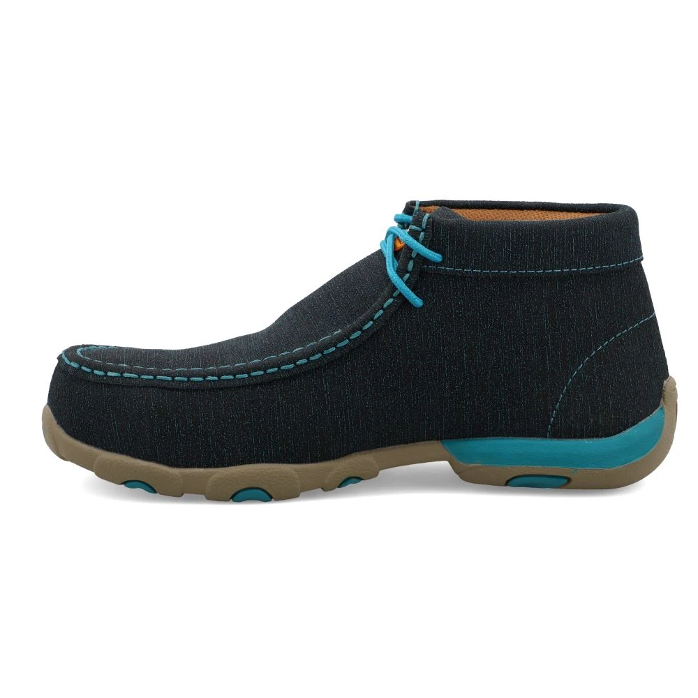 'Twisted X' Women's Chukka Driving Moc EH Comp Toe - Dark Teal / Turquoise 7 'Twisted X' Women's Chukka Driving Moc EH Comp Toe - Dark Teal / Turquoise - Image 7