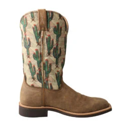 'Twisted X' Women's 11" Top Hand Western Square Toe - Bomber / Cactus Print -Sports Footwear Shop WTH0016.04 1024x1024@2x