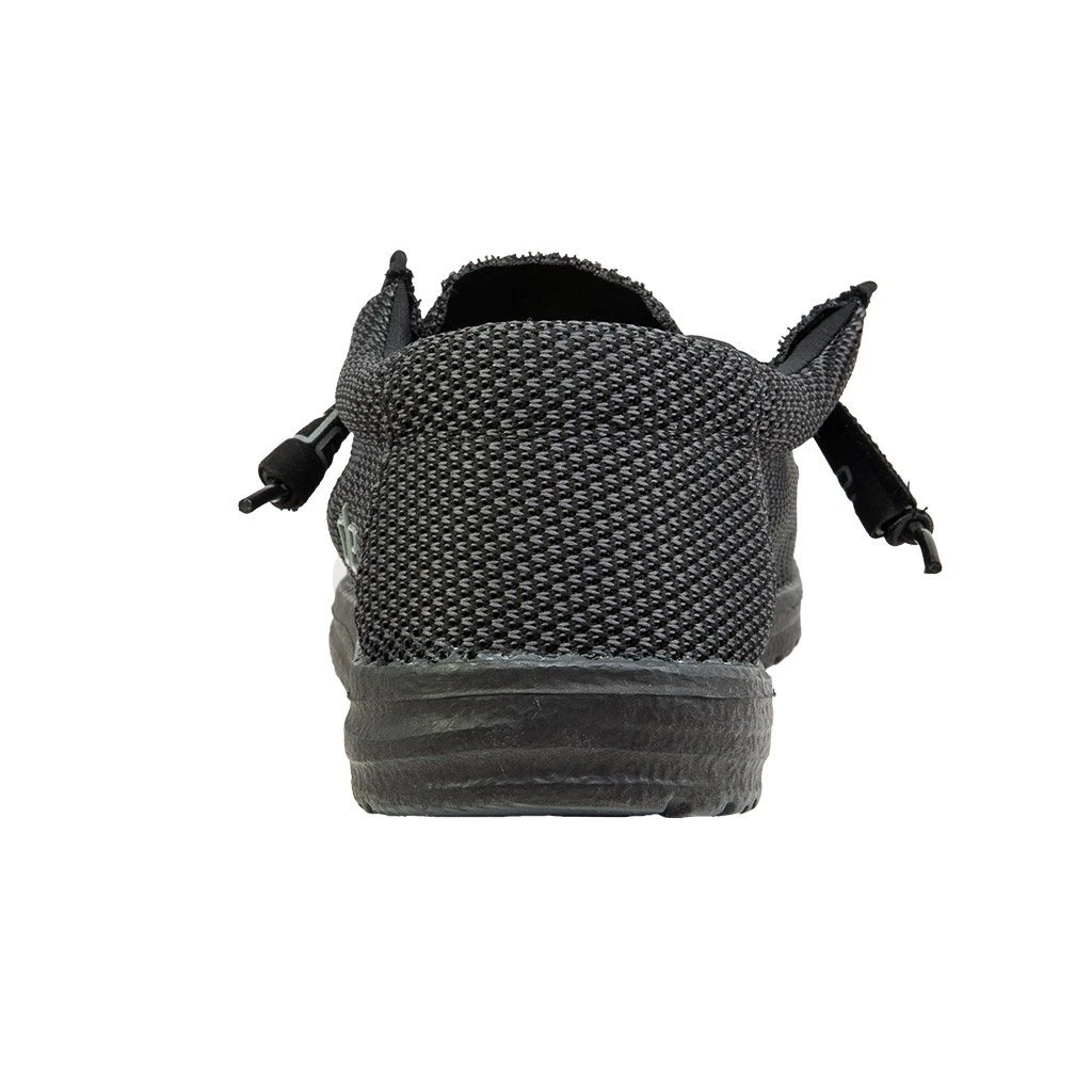 'Hey Dude' Men's Wally L Sox - Black 4 'Hey Dude' Men's Wally L Sox - Black - Image 4