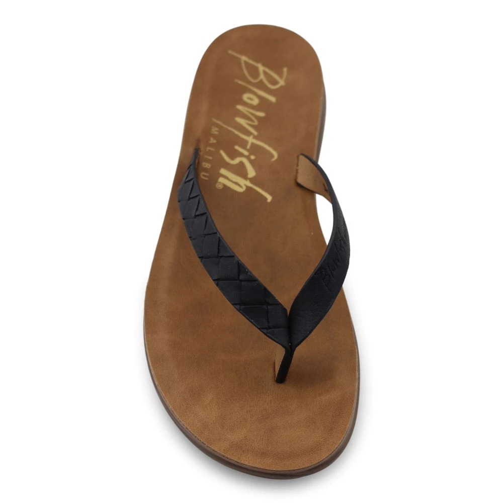 'Blowfish Malibu' Women's Santorini Thong Sandal - Black Sandstone 3 'Blowfish Malibu' Women's Santorini Thong Sandal - Black Sandstone - Image 3