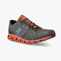 'On Running' Men's Cloud X - Rust / Rock 10 'On Running' Men's Cloud X - Rust / Rock -Sports Footwear Shop cloud x 2 fw21 rust rock m g6 1024x1024@2x