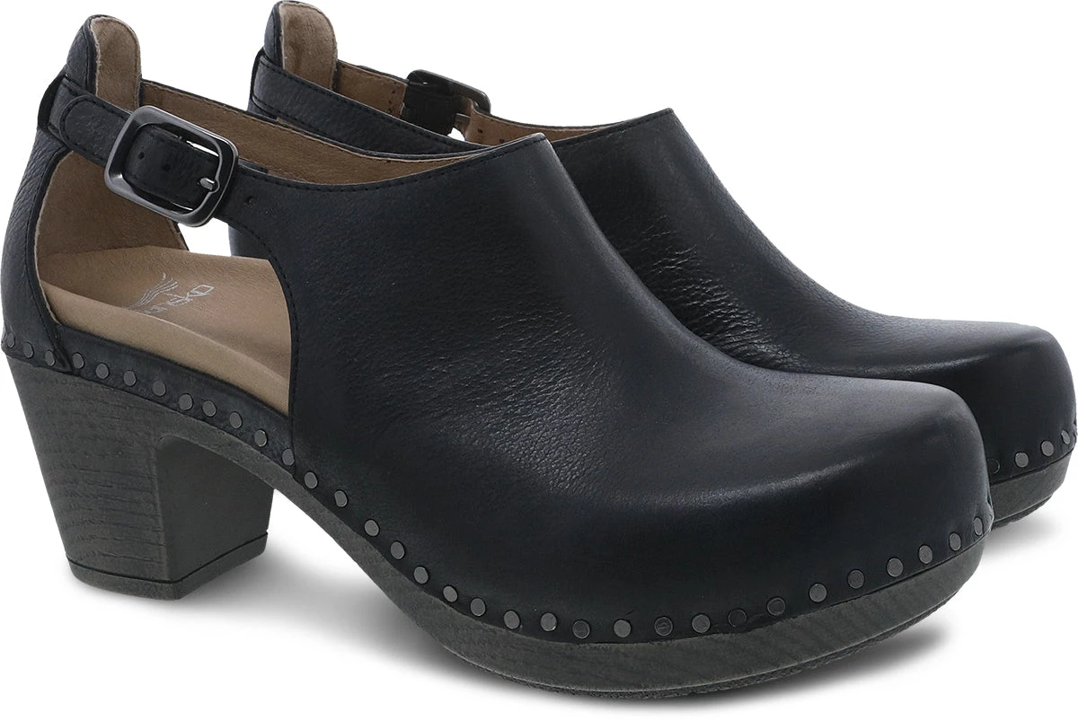 'Dansko' Women's Sassy - Black Milled Burnished Nubuck 5 'Dansko' Women's Sassy - Black Milled Burnished Nubuck - Image 5