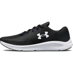 'Under Armour' Men's Charged Pursuit 3 - Black / White 8 'Under Armour' Men's Charged Pursuit 3 - Black / White -Sports Footwear Shop s7.3024878 001 DETAIL4 1024x1024@2x
