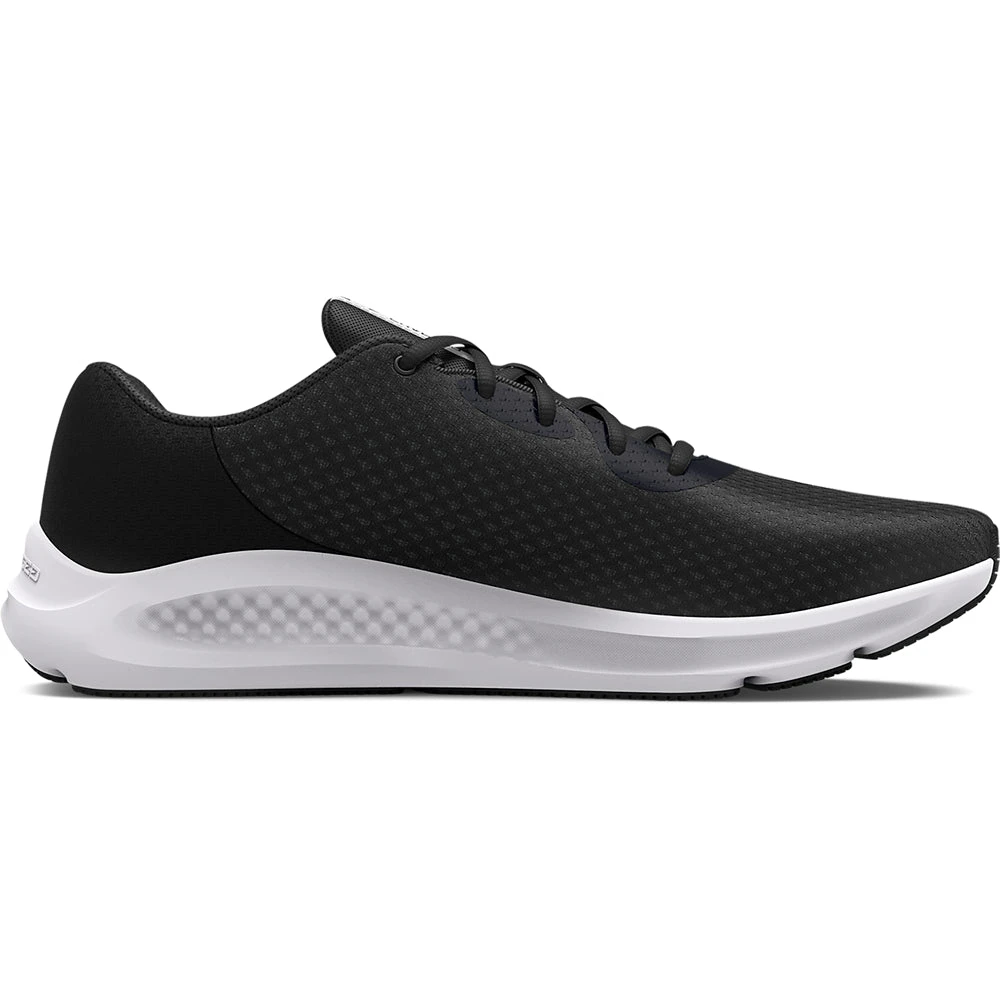 'Under Armour' Men's Charged Pursuit 3 - Black / White 5 'Under Armour' Men's Charged Pursuit 3 - Black / White - Image 5