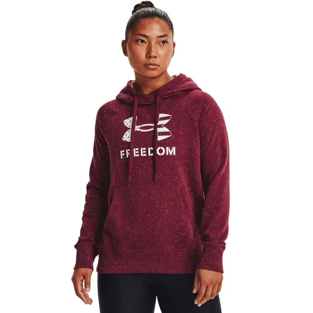'Under Armour' Women's Freedom Rival Hoodie - League Red / White 1 'Under Armour' Women's Freedom Rival Hoodie - League Red / White