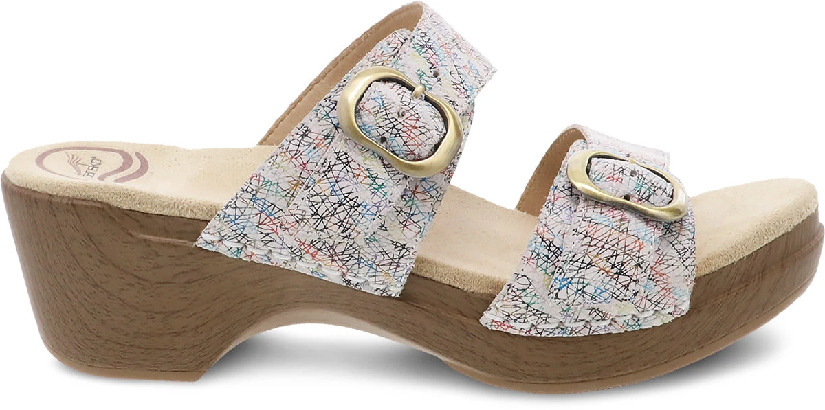 'Dansko' Women's Sophie - White Multi 1 'Dansko' Women's Sophie - White Multi